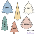 Trees Set of 6 Cookie Cutters