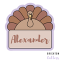 Turkey Plaque 2023 Cookie Cutter