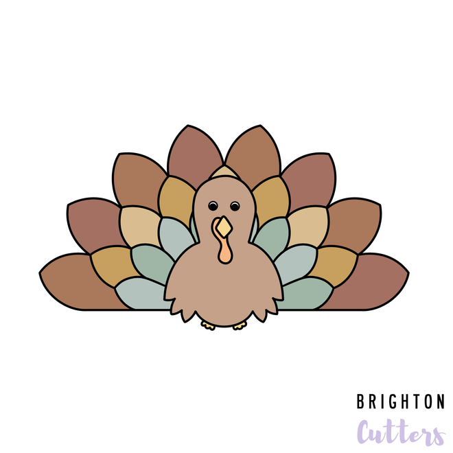 Turkey Feather Platter 2023
