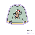 Ugly Christmas Sweater Cookie Cutter