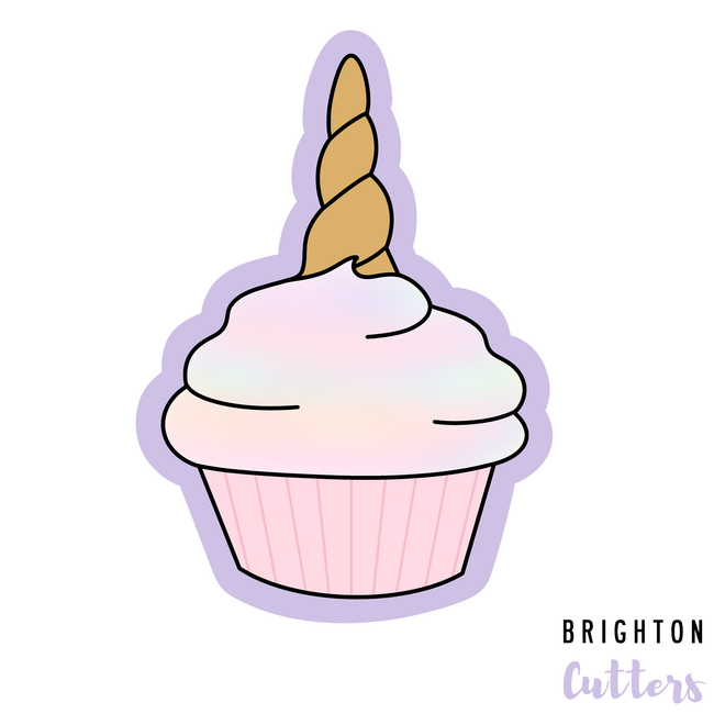 Unicorn Cupcake Cookie Cutter