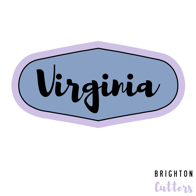 Virginia's Plaque Cookie Cutter