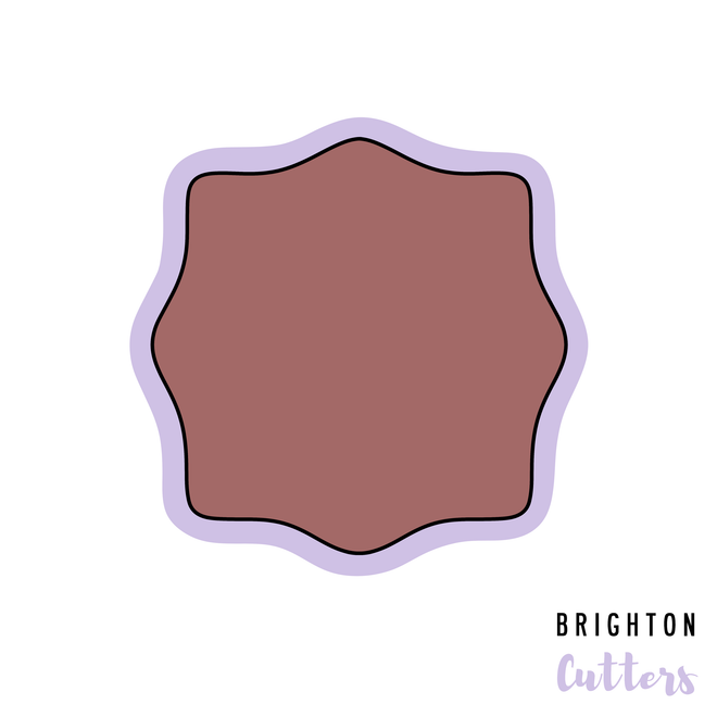 Wavy square Cookie Cutter
