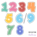 Whimsical Number Cookie Cutter Set