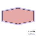 Widened Hexagon 2 Cookie Cutter