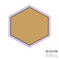 Widened Hexagon Cookie Cutter