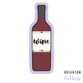 Wine Bottle Cookie Cutter