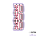 Stacked XO Cookie Cutter