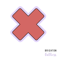 Medical Cross or X Cookie Cutter