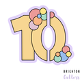 Balloon Garland Number Cookie Cutters