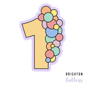 Balloon Garland Number Cookie Cutters