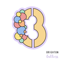 Balloon Garland Number Cookie Cutters