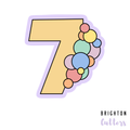 Balloon Garland Number Cookie Cutters