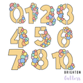 Balloon Garland Number Cookie Cutters