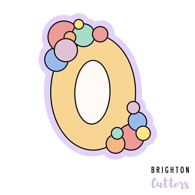 Balloon Garland Number Cookie Cutters