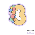 Balloon Garland Number Cookie Cutters for NSBB Purchasers