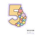 Balloon Garland Number Cookie Cutters