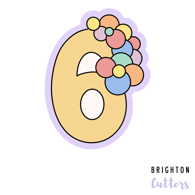 Balloon Garland Number Cookie Cutters for NSBB Purchasers