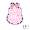 Baby Bib with Bow Cookie Cutters