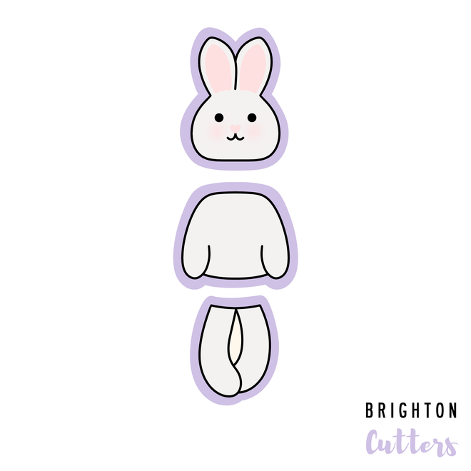 11 inch Build a Bunny Cookie Cutter Set