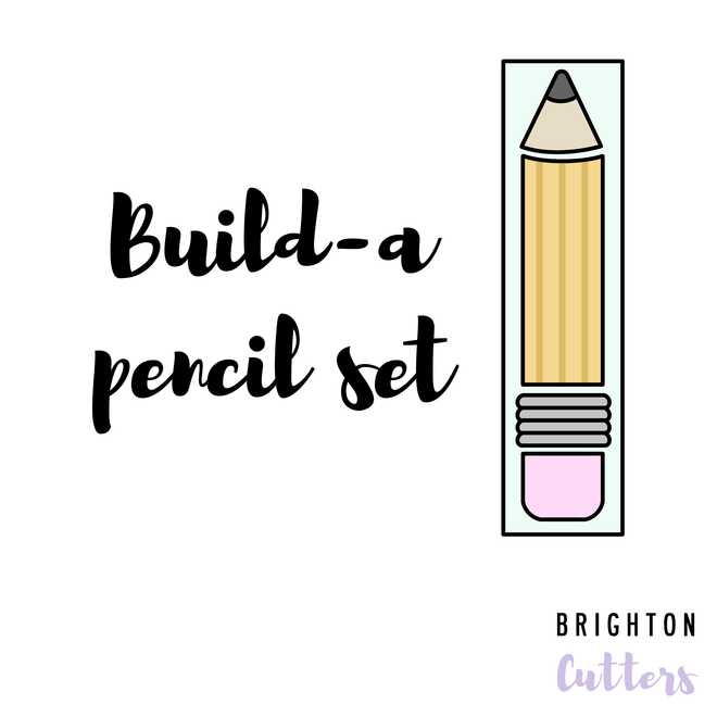 Build-a-Pencil Cookie Cutter Set