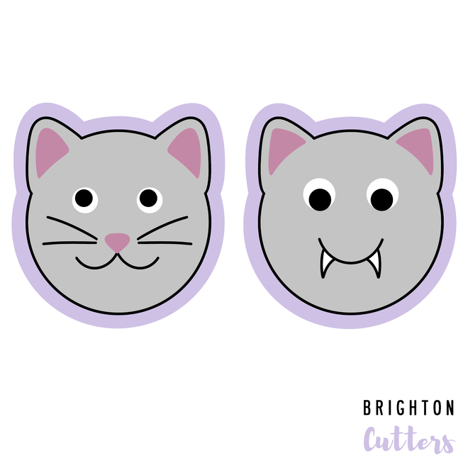 Cat Head / Bat Head Cookie Cutter