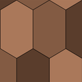 Nesting Elongated Hexagon Cookie Cutters
