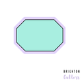 Elongated Octagon 3 Cookie Cutter