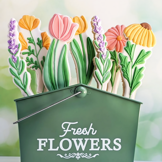 Long Stemmed Wildflower Cookie Cutters