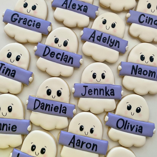 Cute Ghost Plaque Cookie Cutter