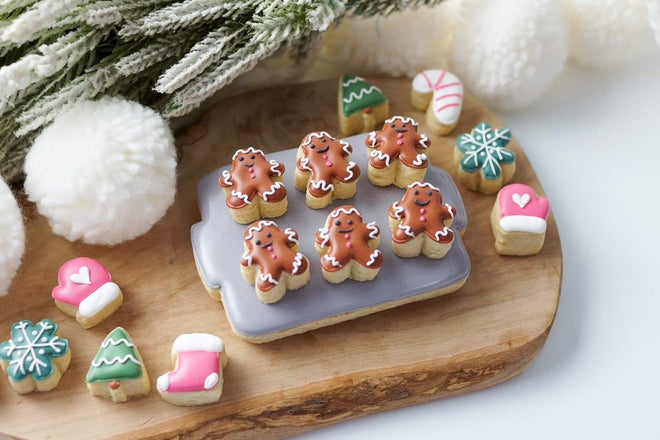 Tiny Gingerbread Multi-Cutter and Dough Popper (for Elf Cookies)