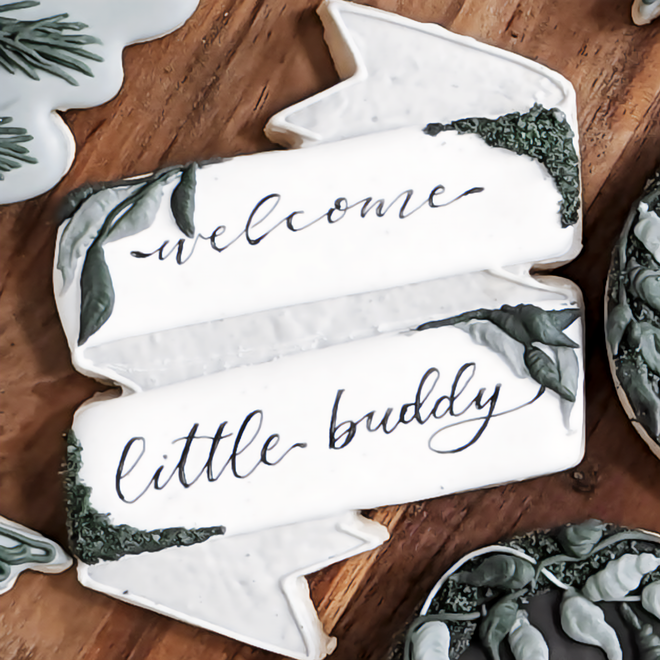 Double Banner Cookie Cutter