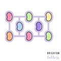 Tiny Jelly Bean Multi-Cutter and Dough Popper