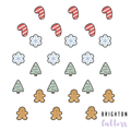 Tiny Christmas Tic Tac Toe Multi-Cutter and Dough Poppers