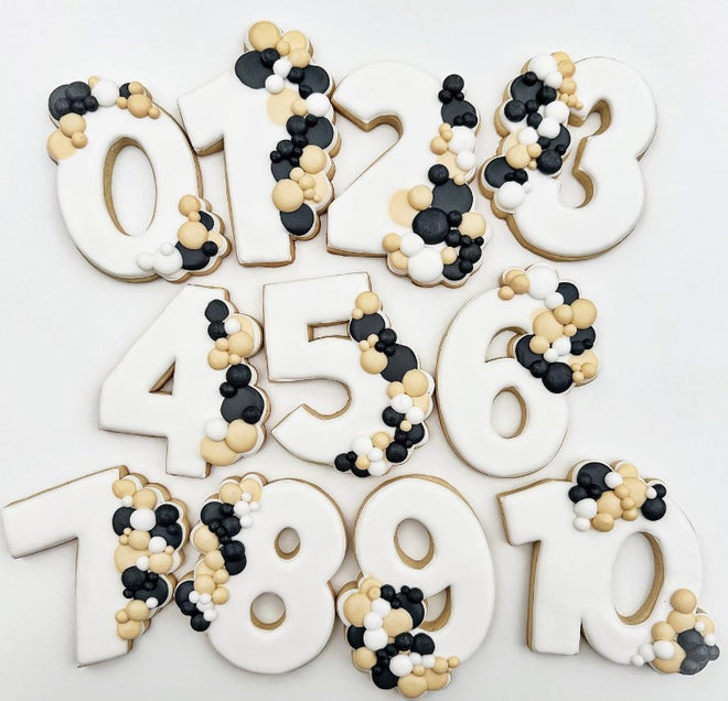 Balloon Garland Number Cookie Cutters