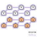 Tiny Halloween Multi-Cutter and Dough Poppers (Tic Tac Toe cutters)