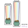 Tall Pot of Gold and Rainbow Cookie Cutter
