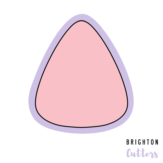 Grace's Rounded Triangle Cookie Cutter Set
