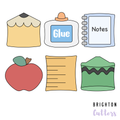 School Minis Cookie Cutters for Teachers Appreciation and Back to School