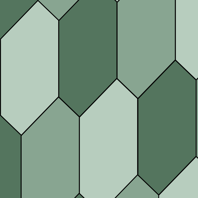 Elongated Slanted Hexagon 1 Cookie Cutter