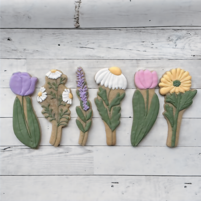 Long Stemmed Wildflower Cookie Cutters