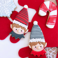 Vintage Christmas Elf Cookie Cutter