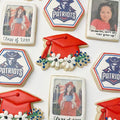 Floral Grad Cap Cookie Cutter