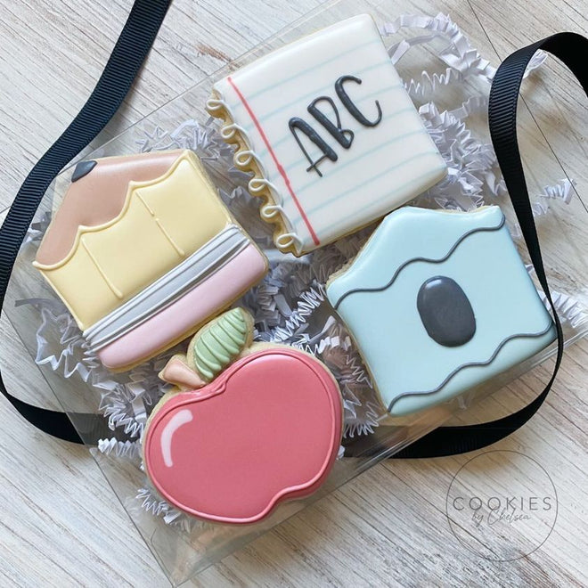 School Minis Cookie Cutters for Teachers Appreciation and Back to School