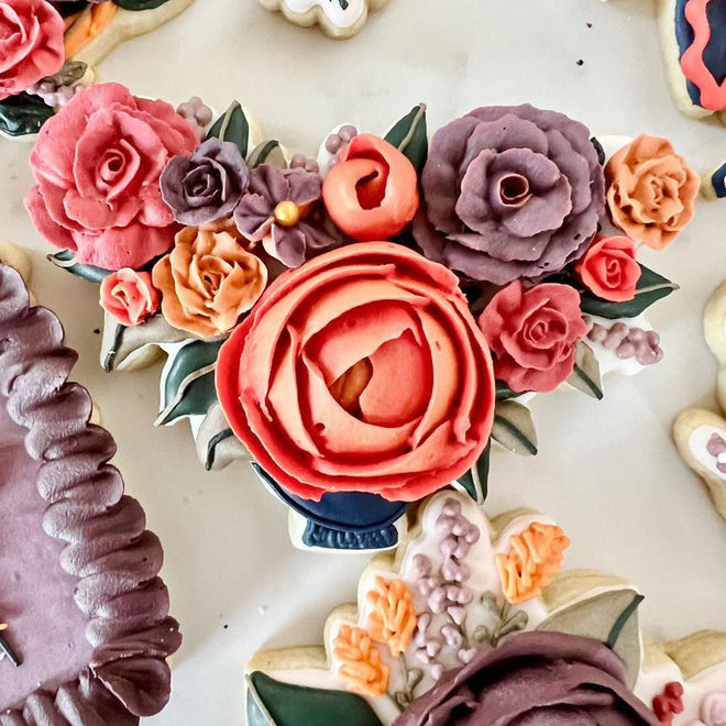 Arlo's Cookies Floral Vase Cookie Cutter