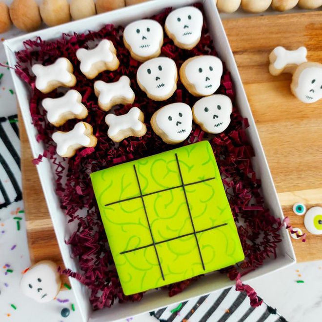 Tiny Halloween Multi-Cutter and Dough Poppers (Tic Tac Toe cutters)