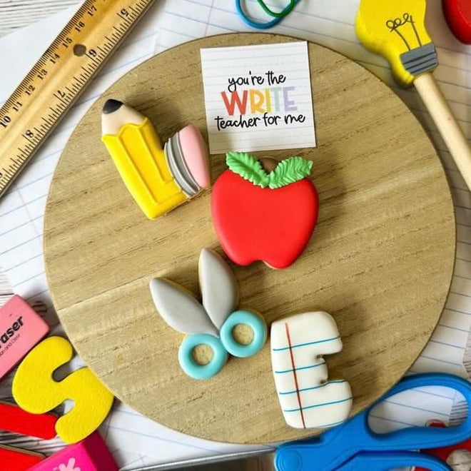 Teacher LOVE (Set of 4 Cookie Cutters)