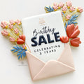 Luna's Floral Envelope Cookie Cutter