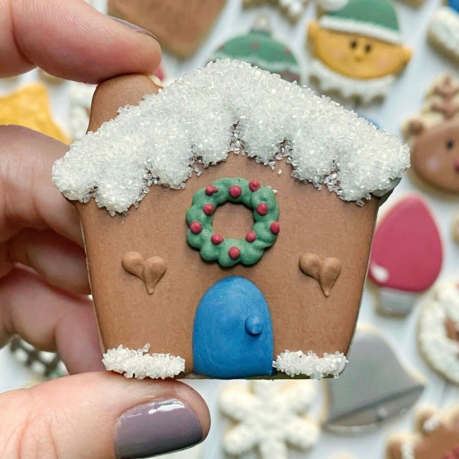 Chubby Gingerbread House Cookie Cutter