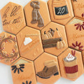 Nesting Elongated Hexagon Cookie Cutters